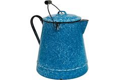 blue coffee pot